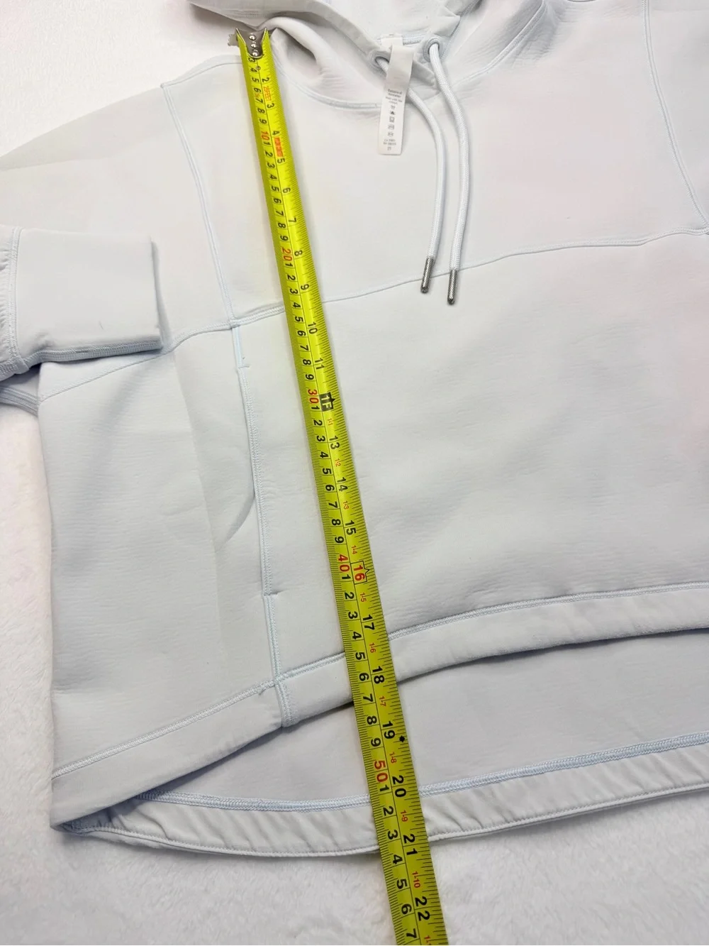 Lululemon Athletic Cropped Blue hoodie Sweatshirt Size 6